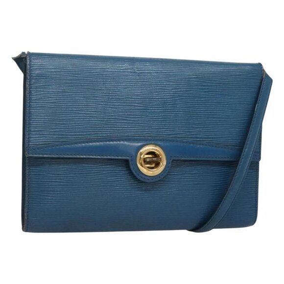 LOUIS VUITTON Epi Pochette Arche Shoulder Bag Blue - Picture 1 of 15